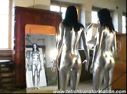 Hot twins in silver